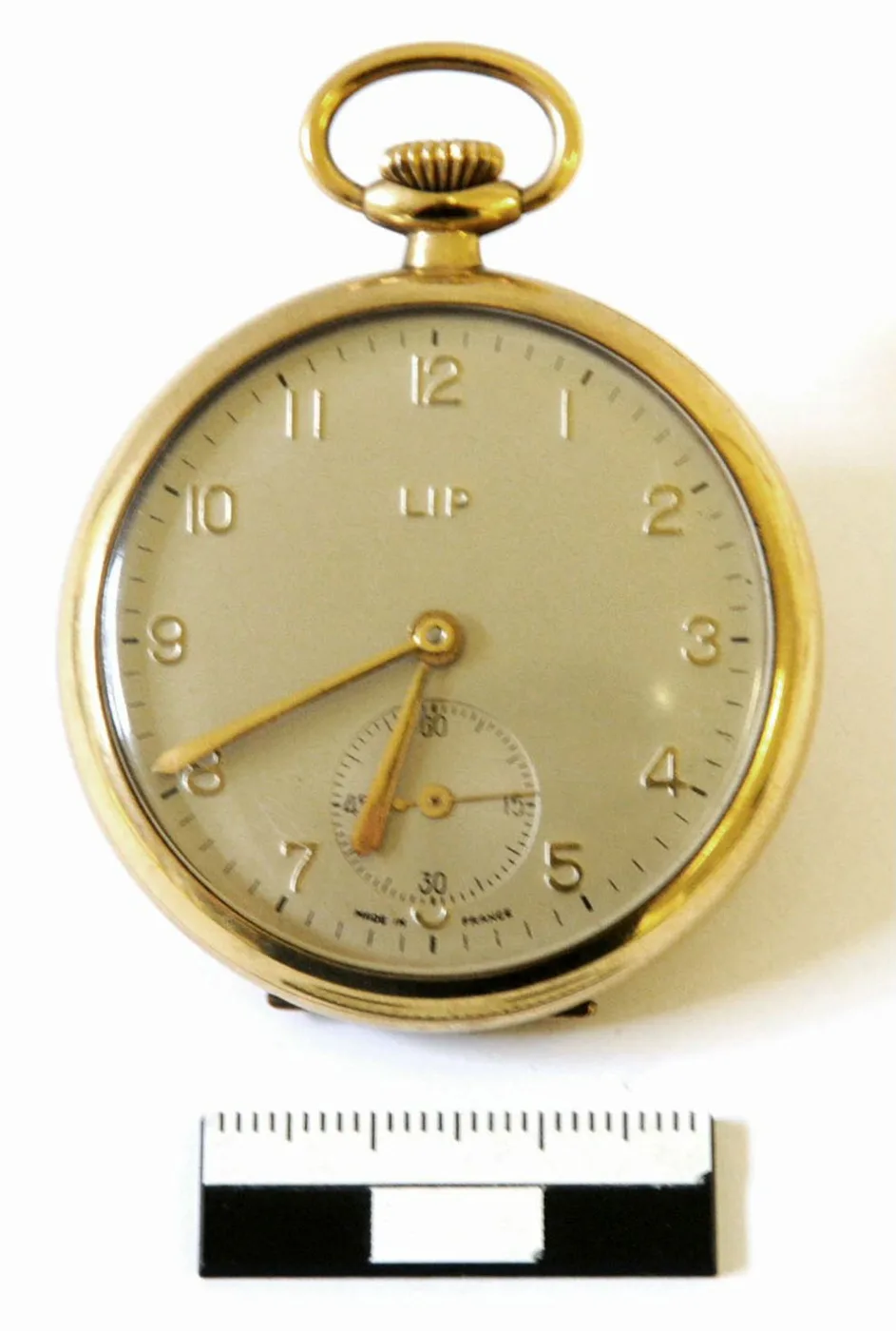 Taschenuhr als Ehrengabe für Bergleute verliehen von der Régie de Mines de la Sarre — تصویر رکورد یوروپیانا