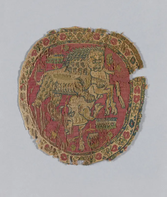 Segmentum from a Tunic — تصویر رکورد موزهٔ هنر کلیولند (دسترسی آزاد)