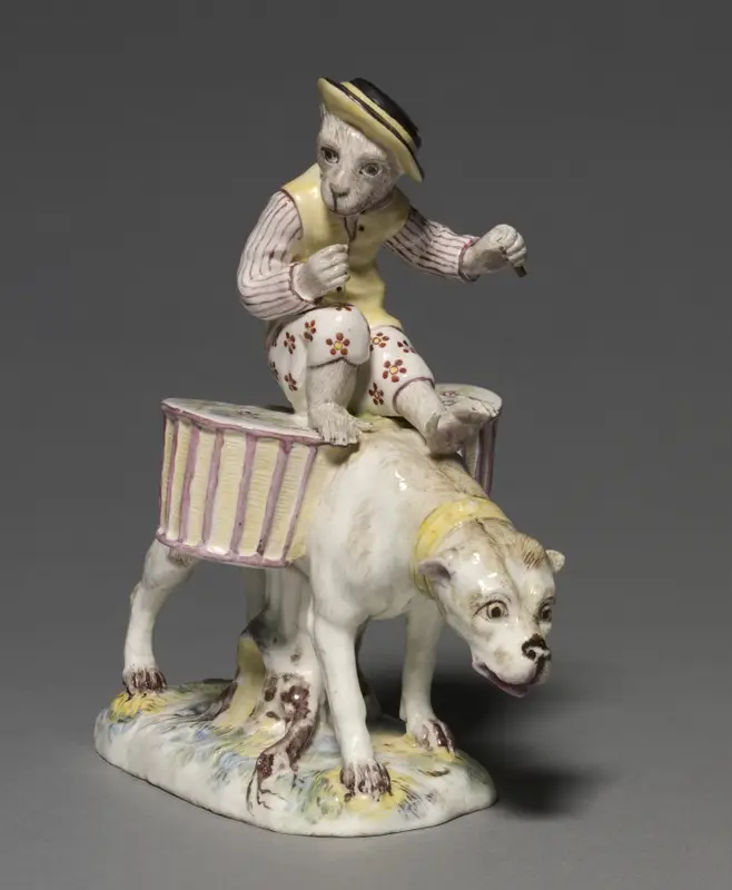 Figure of a Monkey on a Dog — تصویر رکورد موزهٔ هنر کلیولند (دسترسی آزاد)