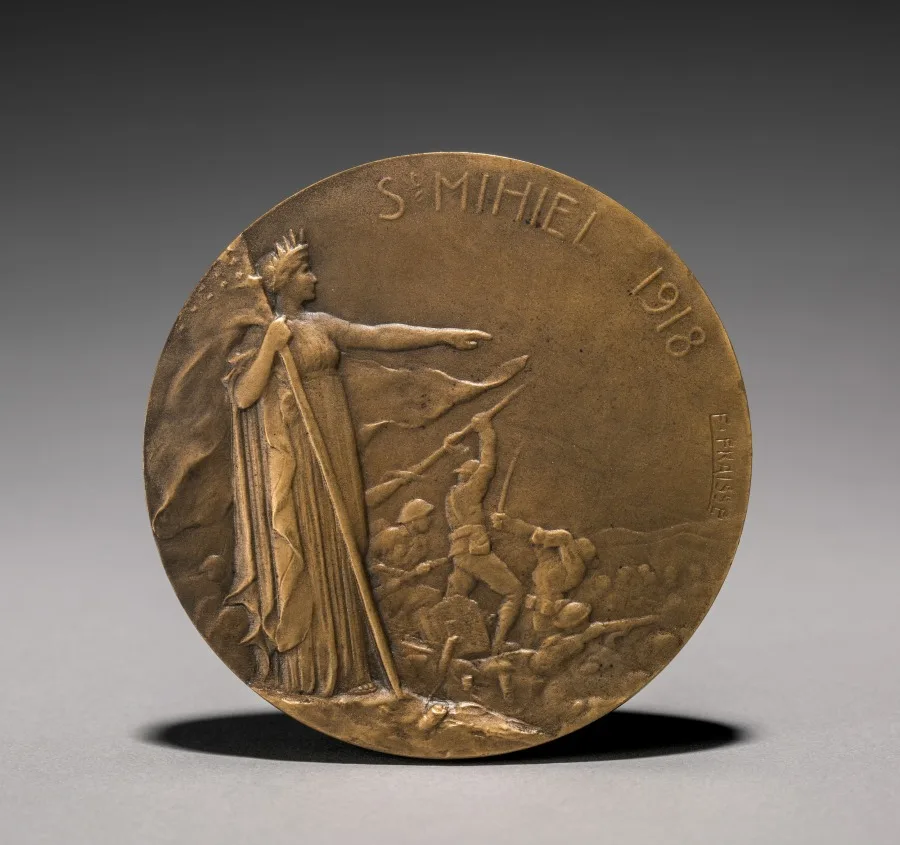 Medal (obverse) — تصویر رکورد موزهٔ هنر کلیولند (دسترسی آزاد) — شمارهٔ رکورد 1922.162.a