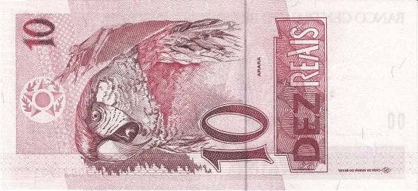 پشت اسکناس 10 reais رئال برزیل