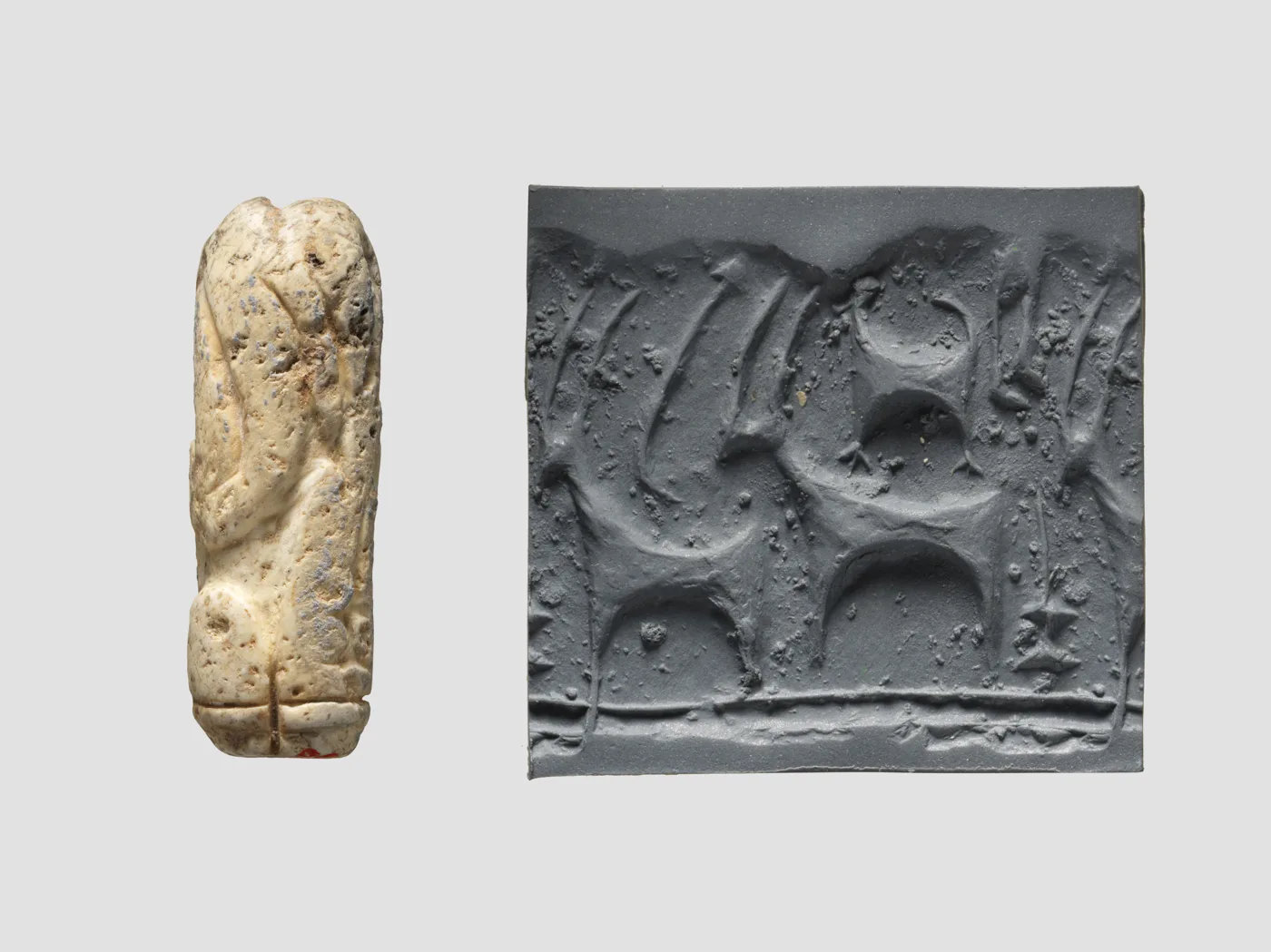 Cylinder seal — تصویر رکورد موزهٔ متروپولیتن (دسترسی آزاد)