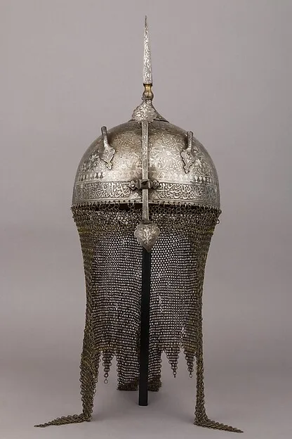Helmet (Khula Khud) — تصویر رکورد موزهٔ متروپولیتن (دسترسی آزاد)