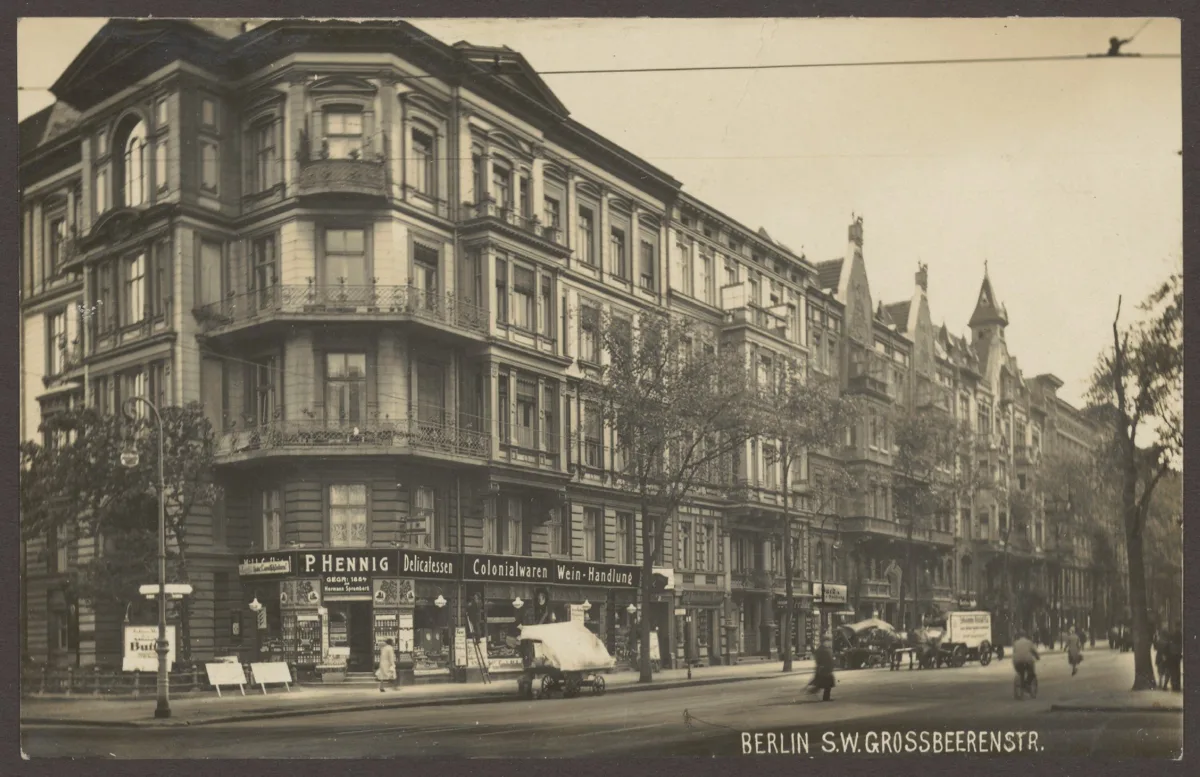 Ansichtskarte "Großbeerenstraße" — تصویر رکورد یوروپیانا