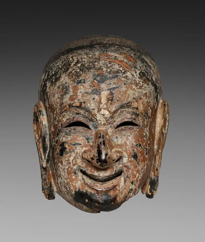 Gigaku Mask of Young Persian Boy (Taikōji) — تصویر رکورد موزهٔ هنر کلیولند (دسترسی آزاد)