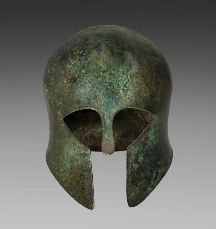 Corinthian Helmet — تصویر رکورد موزهٔ هنر کلیولند (دسترسی آزاد)