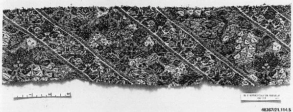 Fragment of Woman's Trousering — تصویر رکورد موزهٔ متروپولیتن (دسترسی آزاد)
