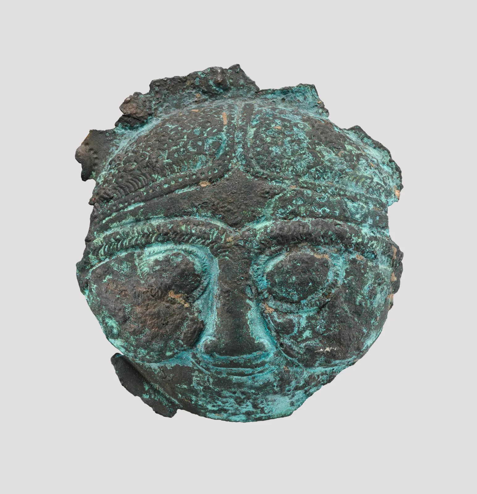 Boss from a disc-headed pin — تصویر رکورد موزهٔ متروپولیتن (دسترسی آزاد)
