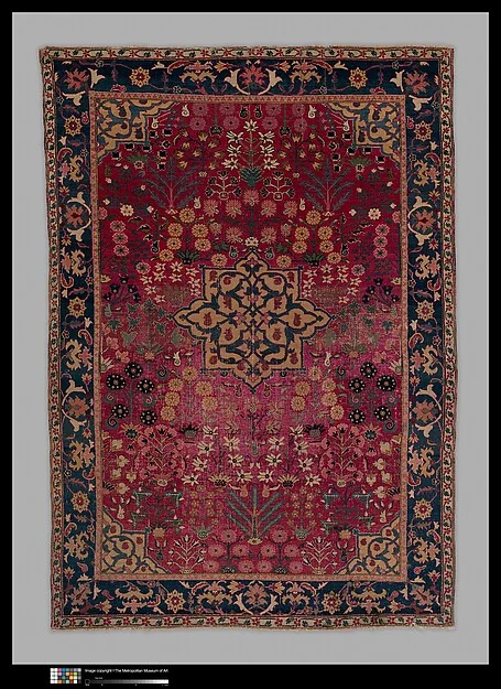 Vase Carpet — تصویر رکورد موزهٔ متروپولیتن (دسترسی آزاد)