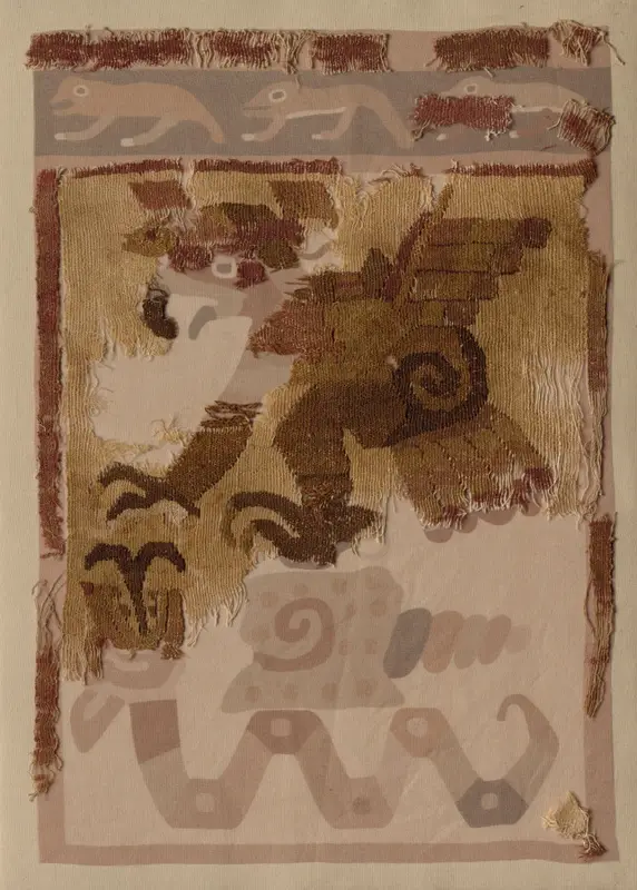 Textile Fragment — تصویر رکورد موزهٔ هنر کلیولند (دسترسی آزاد)