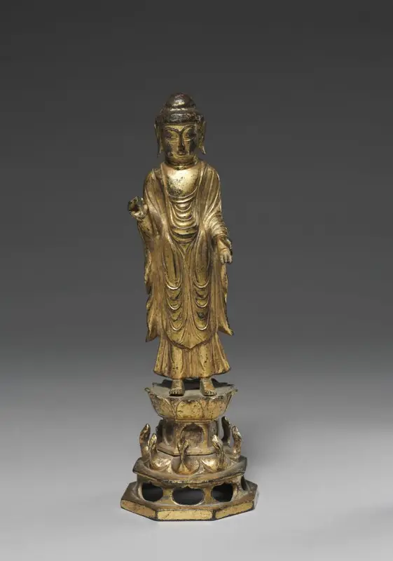 Statue of Amitabha — تصویر رکورد موزهٔ هنر کلیولند (دسترسی آزاد)