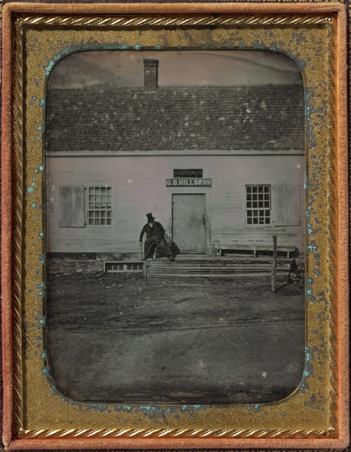 Cyrus B. Hills, Postmaster, Arlington, Vermont — تصویر رکورد موزهٔ هنر کلیولند (دسترسی آزاد)