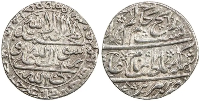 روی و پشت «۱ عباسی — عادل‌شاه افشار، ۱۷۴۷–۱۷۴۸ م» — عکس رکورد کاتالوگ نومیستا