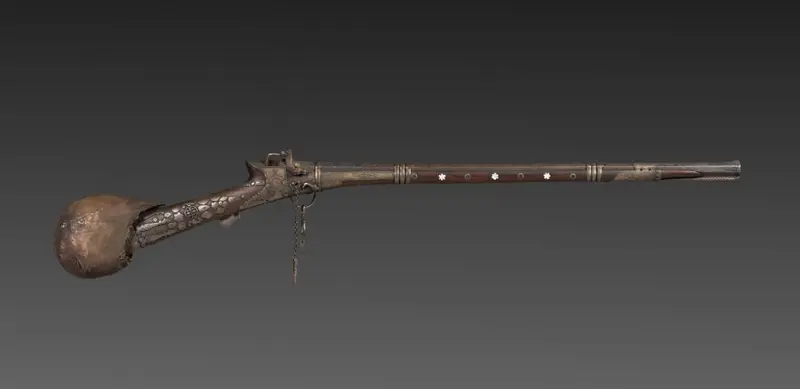 Matchlock Musket — تصویر رکورد موزهٔ هنر کلیولند (دسترسی آزاد)