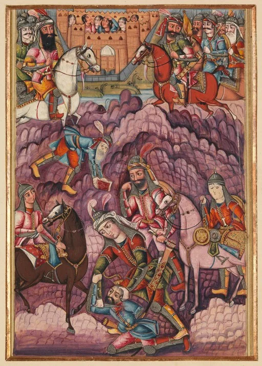 Siege scene from the Shahnameh — تصویر رکورد یوروپیانا