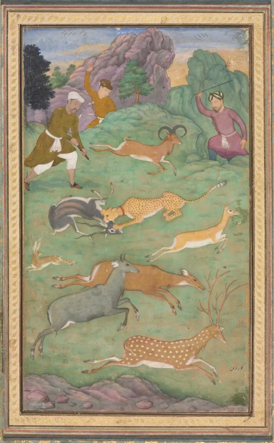 Antelope and deer hunt — تصویر رکورد موزهٔ هنر کلیولند (دسترسی آزاد)