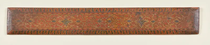 Bottom Cover for a Buddhist Manuscript (recto) — تصویر رکورد موزهٔ هنر کلیولند (دسترسی آزاد)