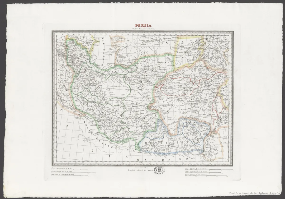 Persia [Material cartográfico]: Afghanistan y Beluchistan — تصویر رکورد یوروپیانا