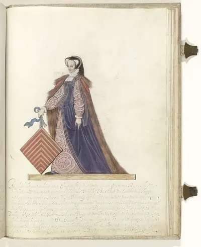 Bertha van Egmond, vrouwe van Culemborg — تصویر رکورد یوروپیانا