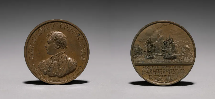 Portrait Medal of George, Prince Regent from The Pavilion Collection Series — تصویر رکورد موزهٔ هنر کلیولند (دسترسی آزاد)