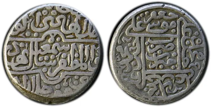 روی و پشت «۱ شاهی — شاه اسماعیل یکم صفوی، ۱۵۰۲–۱۵۲۵ م» — عکس رکورد کاتالوگ نومیستا