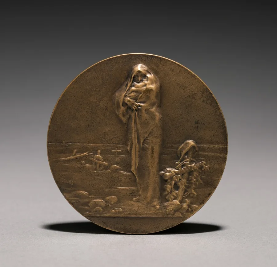 Medal (obverse) — تصویر رکورد موزهٔ هنر کلیولند (دسترسی آزاد)