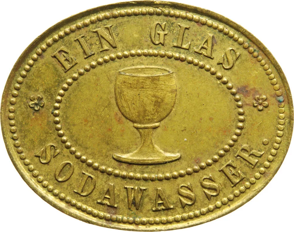 Meißen - Ernst Schumann, Marke für 1 Glas Sodawasser — تصویر رکورد یوروپیانا