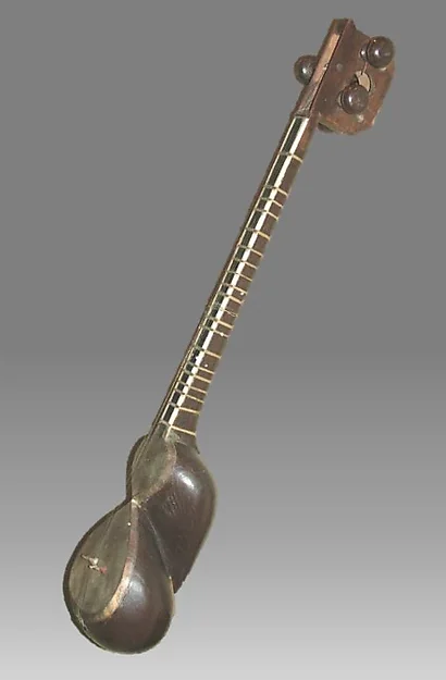 Tār-e Jorre (small tār) — تصویر رکورد موزهٔ متروپولیتن (دسترسی آزاد)