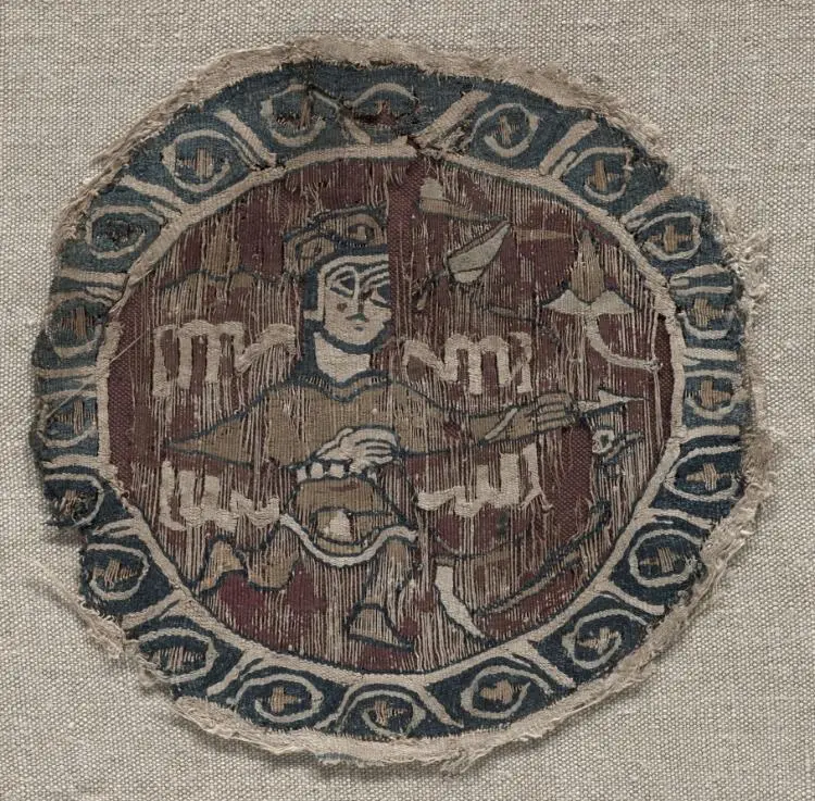 Roundel with figure — تصویر رکورد موزهٔ هنر کلیولند (دسترسی آزاد)