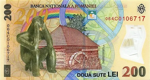 پشت اسکناس — 200 lei رومانی