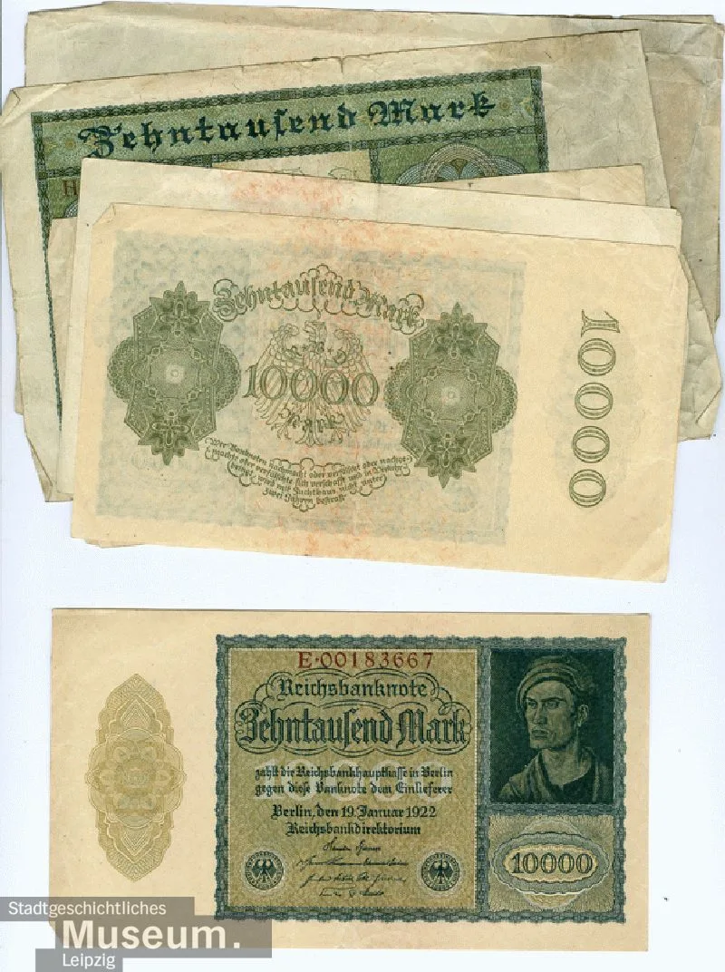Imperial banknote over 10. 000 marks — تصویر رکورد یوروپیانا