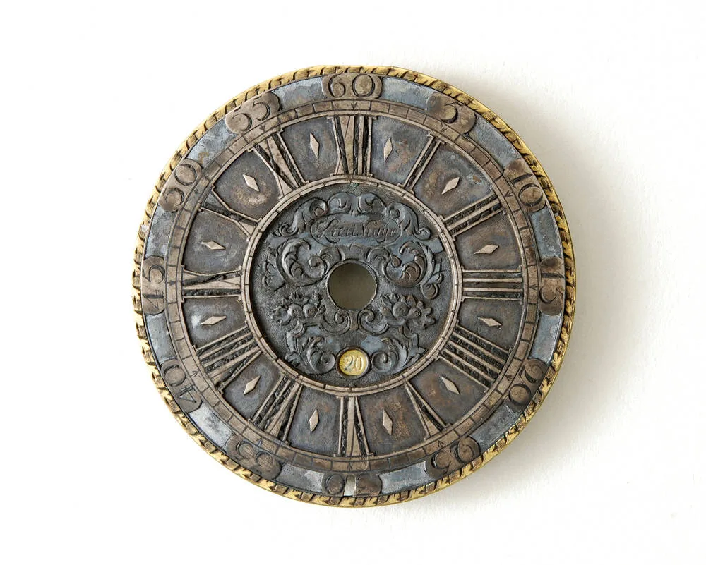 Zifferblatt/Platine einer Taschenuhr — تصویر رکورد یوروپیانا