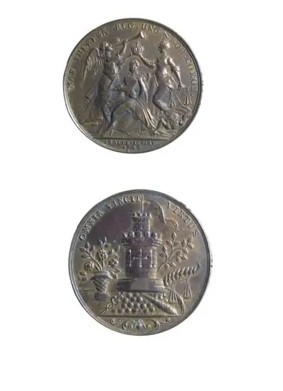Medalie dedicată încoronării Mariei Teresia ca regină a Boemiei — تصویر رکورد یوروپیانا