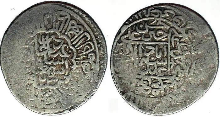 روی و پشت «۱ شاهی — شاه اسماعیل یکم صفوی، ۱۵۰۱–۱۵۱۷ م» — عکس رکورد کاتالوگ نومیستا
