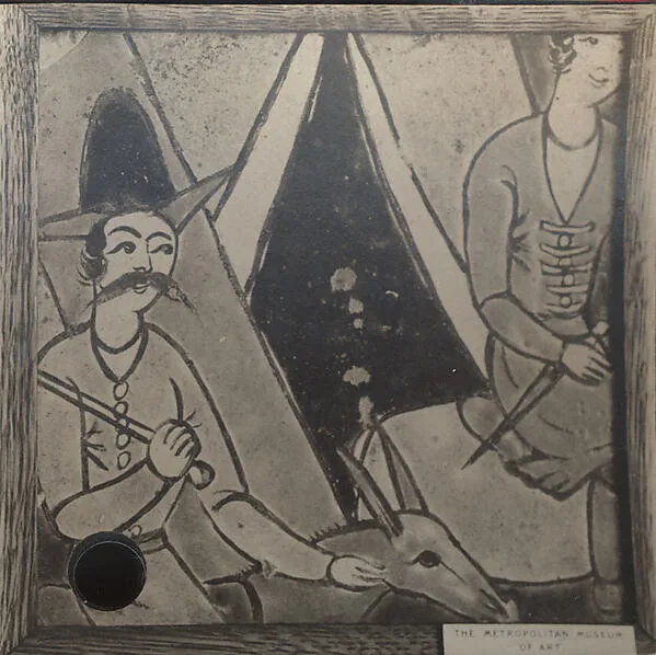 کاشی — نمای تکمیلی ثبت‌شده در رکورد موزه