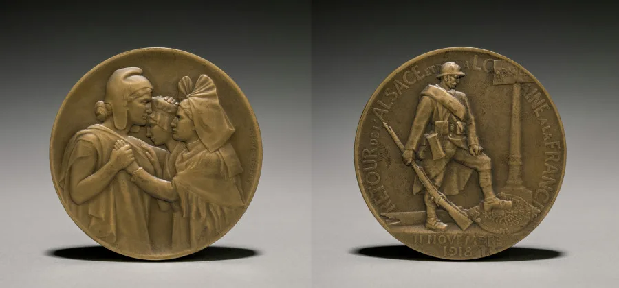Medal (obverse) — تصویر رکورد موزهٔ هنر کلیولند (دسترسی آزاد) — شمارهٔ رکورد 1923.430