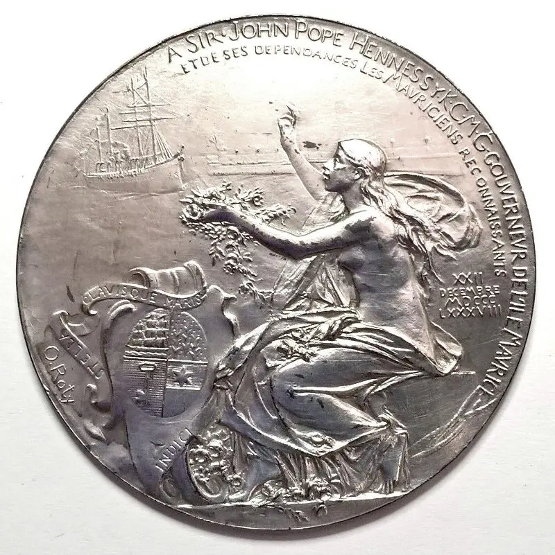 Medal: Reverse side of a medal — تصویر رکورد موزهٔ ویکتوریا و آلبرت