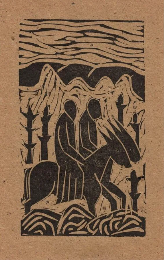 Linocut — تصویر رکورد موزهٔ ویکتوریا و آلبرت — شمارهٔ رکورد ME.38-2023