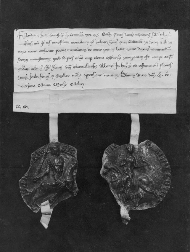 Verklaring naam vrouwenklooster Portus beate Marie — تصویر رکورد یوروپیانا