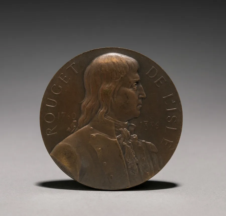 Medal of Claude Joseph Rouget de L'Isle (1760-1836) (obverse) — تصویر رکورد موزهٔ هنر کلیولند (دسترسی آزاد)