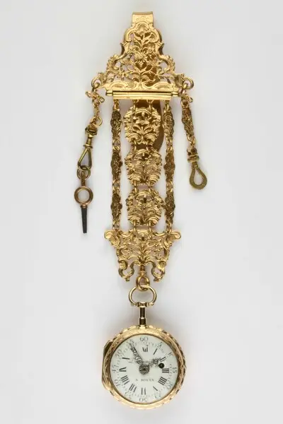 Taschenuhr mit Chatelaine, DuSommérard, Rouen, um 1750 — تصویر رکورد یوروپیانا