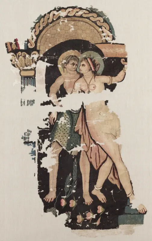 Fragment with Satyr and Maenad — تصویر رکورد موزهٔ هنر کلیولند (دسترسی آزاد)