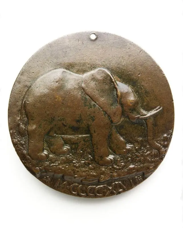 Medal: Portrait medal of Isotta degli Atti — تصویر رکورد موزهٔ ویکتوریا و آلبرت