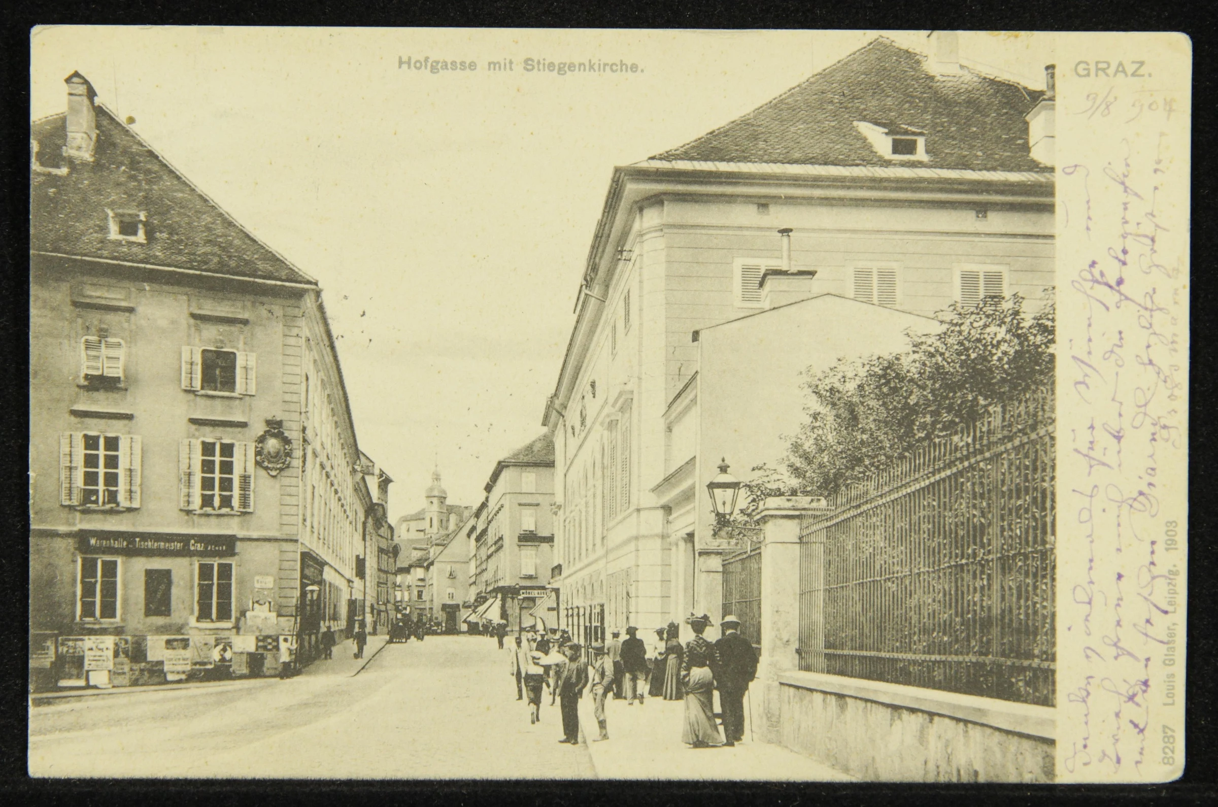 Graz. Hofgasse mit Stiegenkirche — تصویر رکورد یوروپیانا