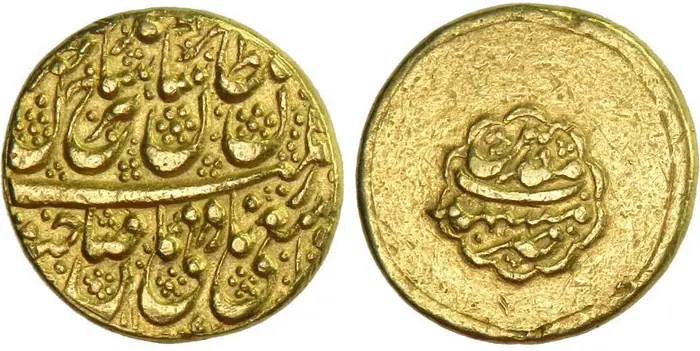 روی و پشت «۱ مهر — شاهرخشاه افشار، ۱۷۷۲–۱۷۸۳ م» — عکس رکورد کاتالوگ نومیستا