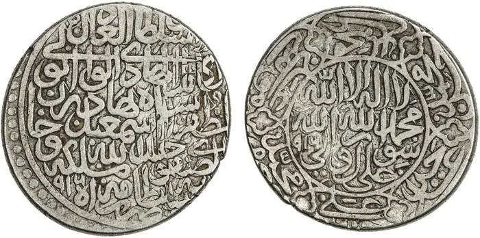 روی و پشت «۱ شاهی — شاه اسماعیل یکم صفوی، ۱۵۰۳–۱۵۱۱ م» — عکس رکورد کاتالوگ نومیستا