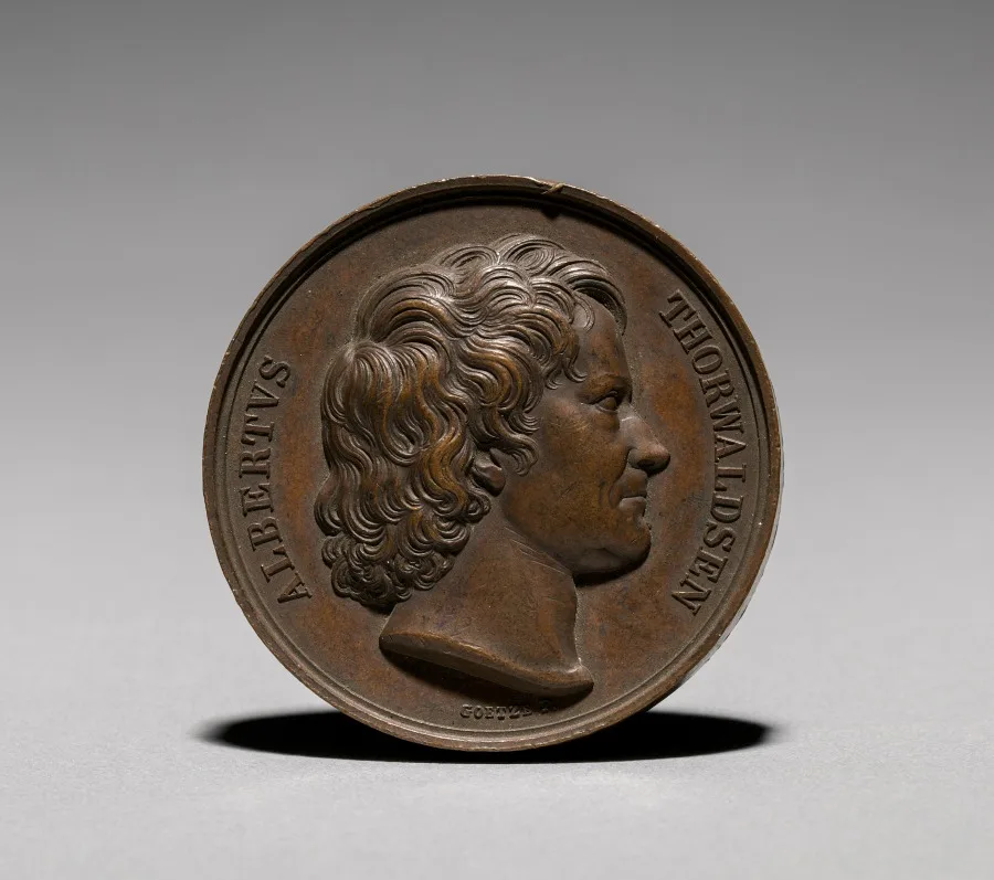 Medal: Albert Bertel Thorvaldsen — تصویر رکورد موزهٔ هنر کلیولند (دسترسی آزاد)