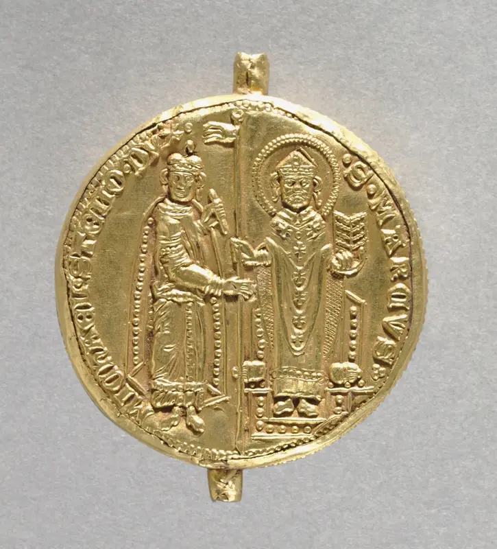 Seal of Doge Michele Steno (obverse) — تصویر رکورد موزهٔ هنر کلیولند (دسترسی آزاد)
