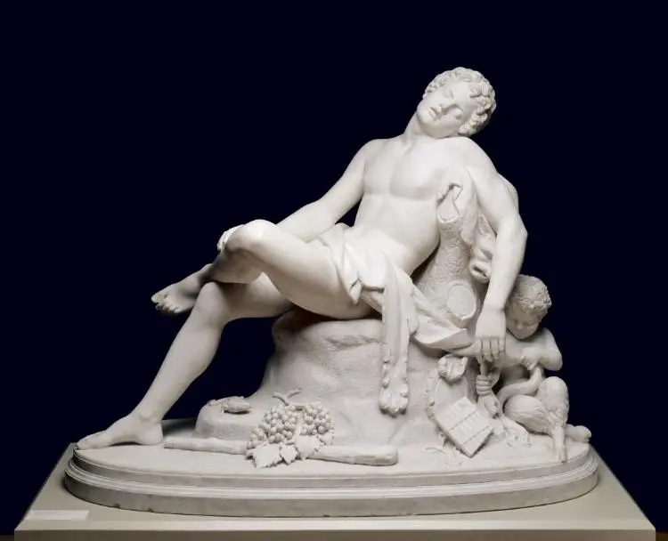 The Sleeping Faun — تصویر رکورد موزهٔ هنر کلیولند (دسترسی آزاد)