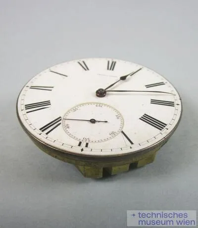 Taschenuhr-Chronometerwerk ohne Gehäuse, Schlüsselaufzug — تصویر رکورد یوروپیانا — شمارهٔ رکورد aff9 1bf4ba7e4974